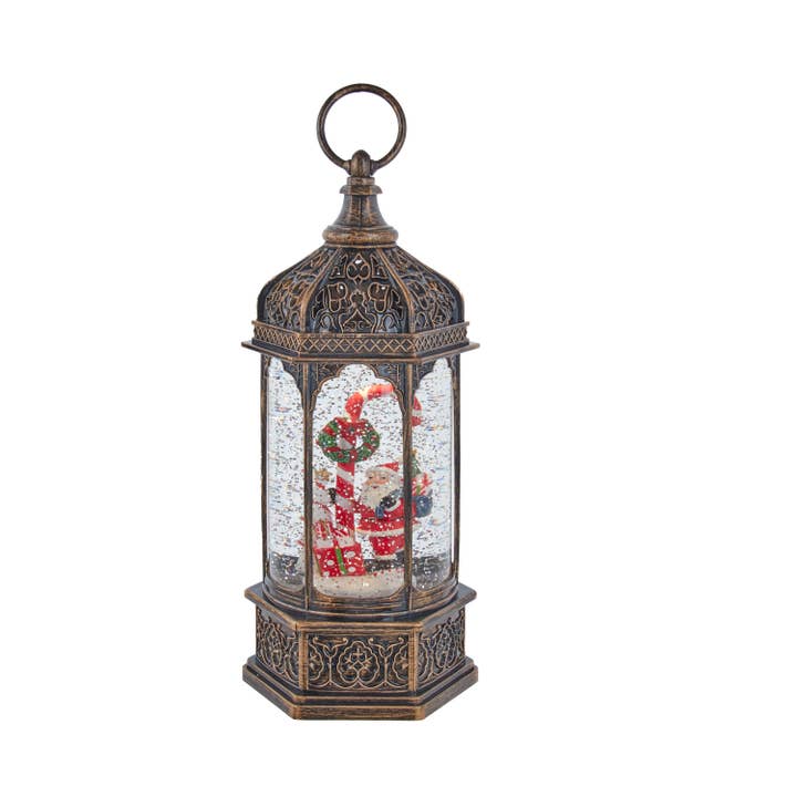 Kurt S. Adler, Inc. - Wholesale Christmas Decoration - Battery Operated LED Santa Water Lantern
