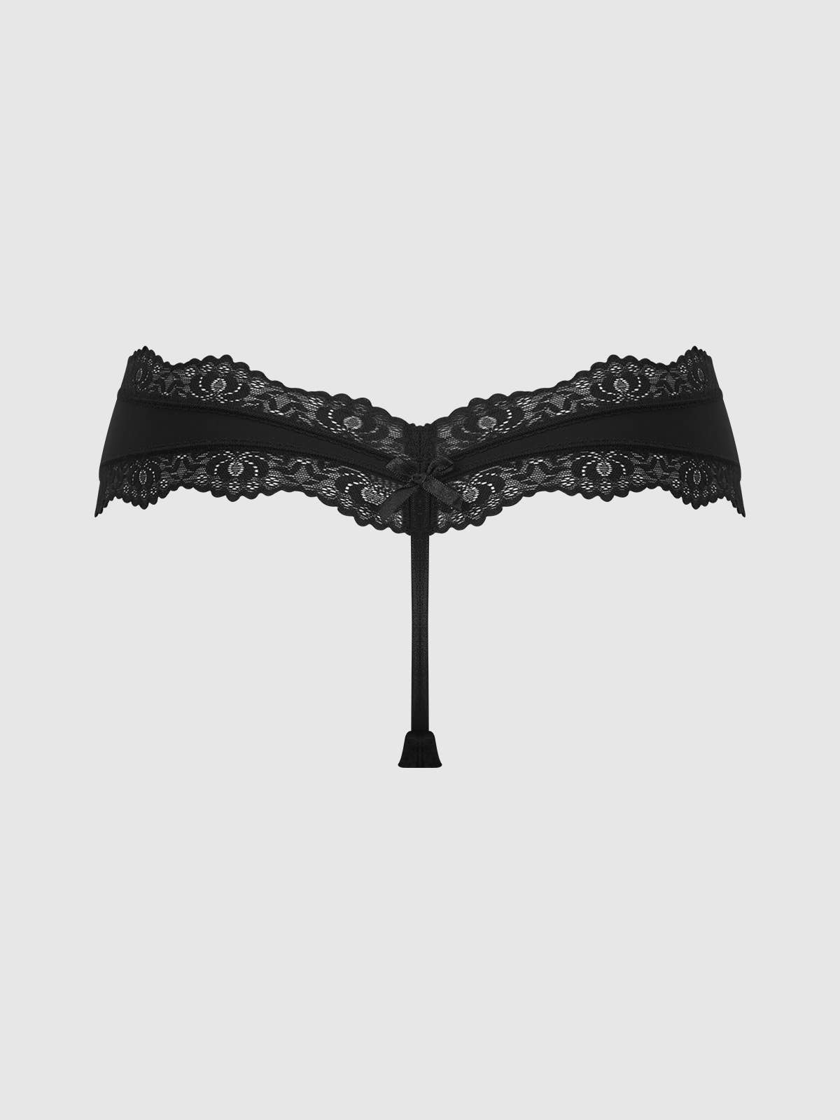 House of Desire – Engroshandel Undertøj - Dame – Vera Microfiber G-streng med blondetrimle30