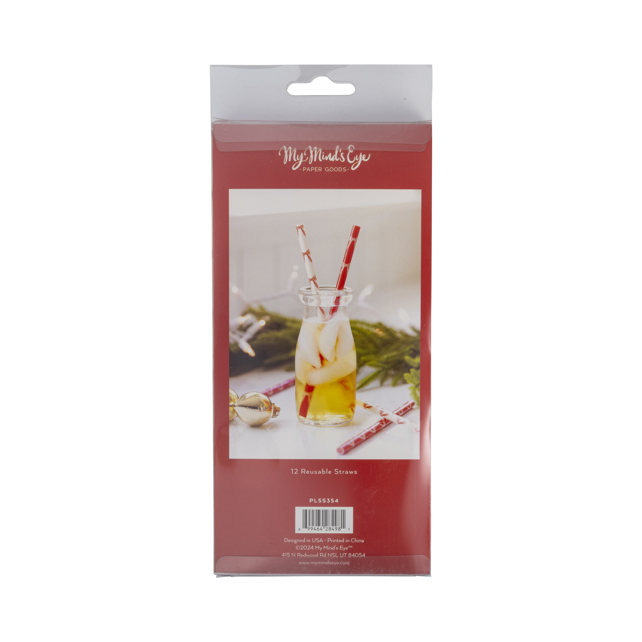 My Mind’s Eye – wholesale Sugrör – PLSS354 - Julbågar Återanvändbara sugrör3