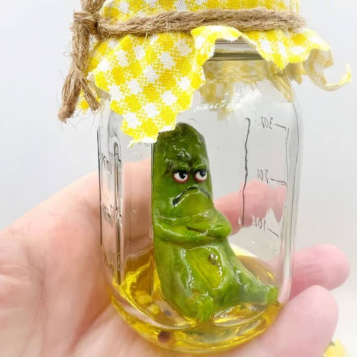 La Bella Monte – Jarra decorativa por atacado – Frasco de Mini Picles Criativo para Decoração de Casa Sortido