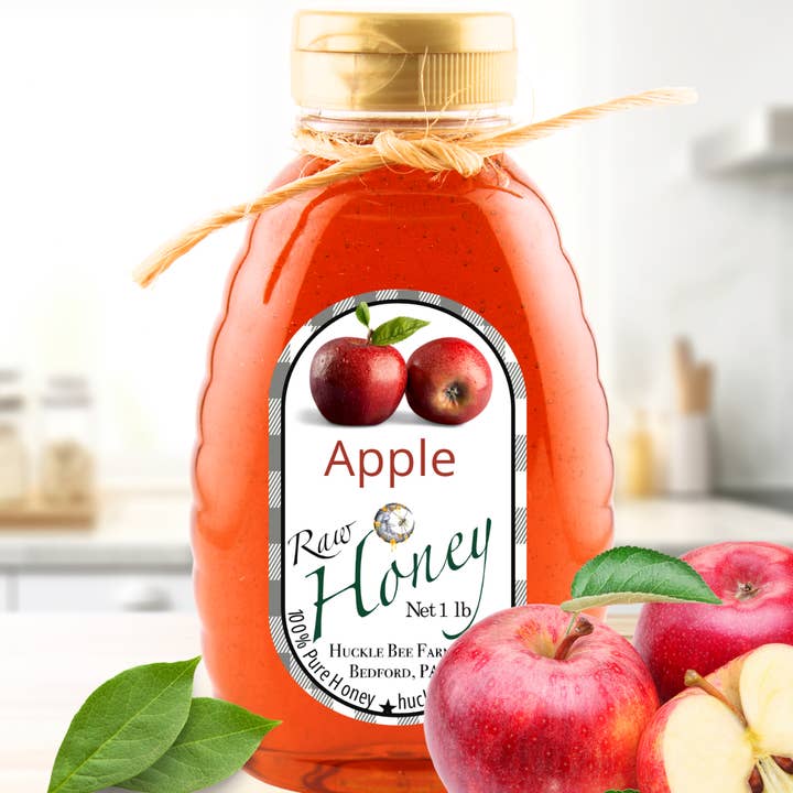 🍯 Apple Honey – Crisp, Sweet, and Naturally Infused for wholesale by Huckle Bee Farms LLC