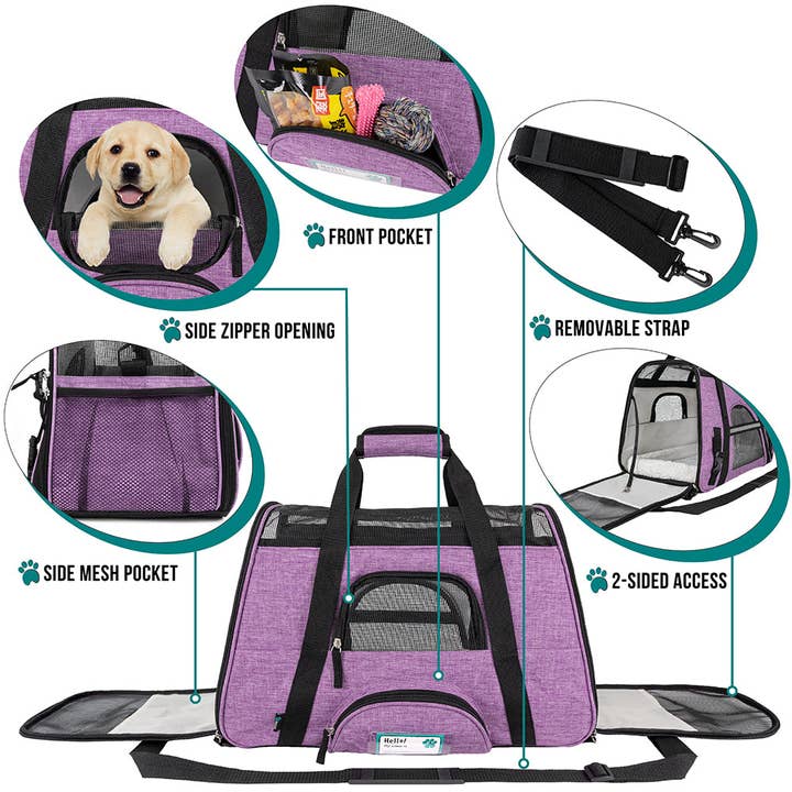 PetAmi - Wholesale Pet Carrier - Cat/Dog - Heather Tote Bag Pet Carrier26