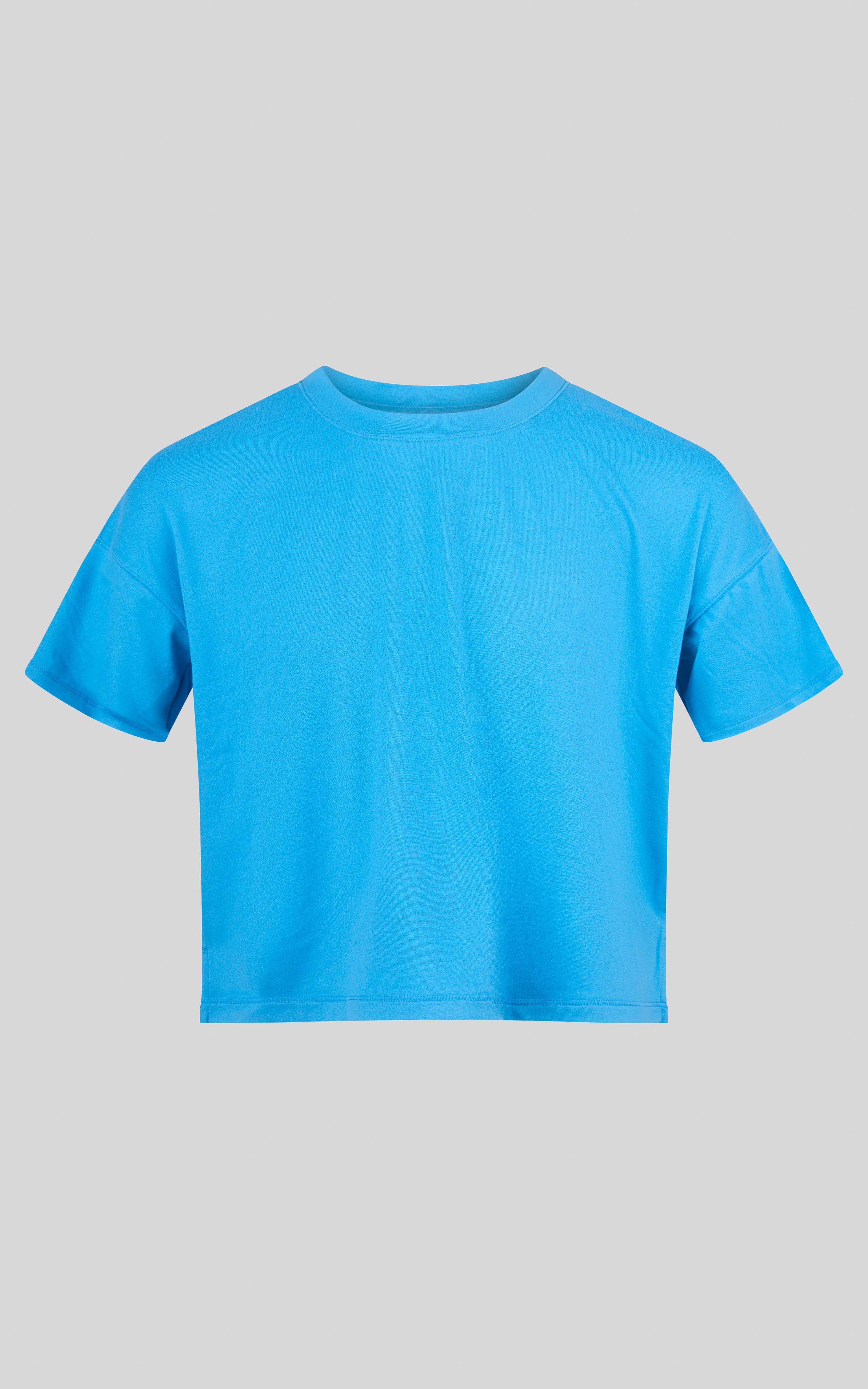 90 Degree by Reflex & Yogalicious - Vendita all'ingrosso Maglietta - Donna - Ragazze - Confezione da 2 T-shirt a maniche corte Deluxe Boxy super morbide6