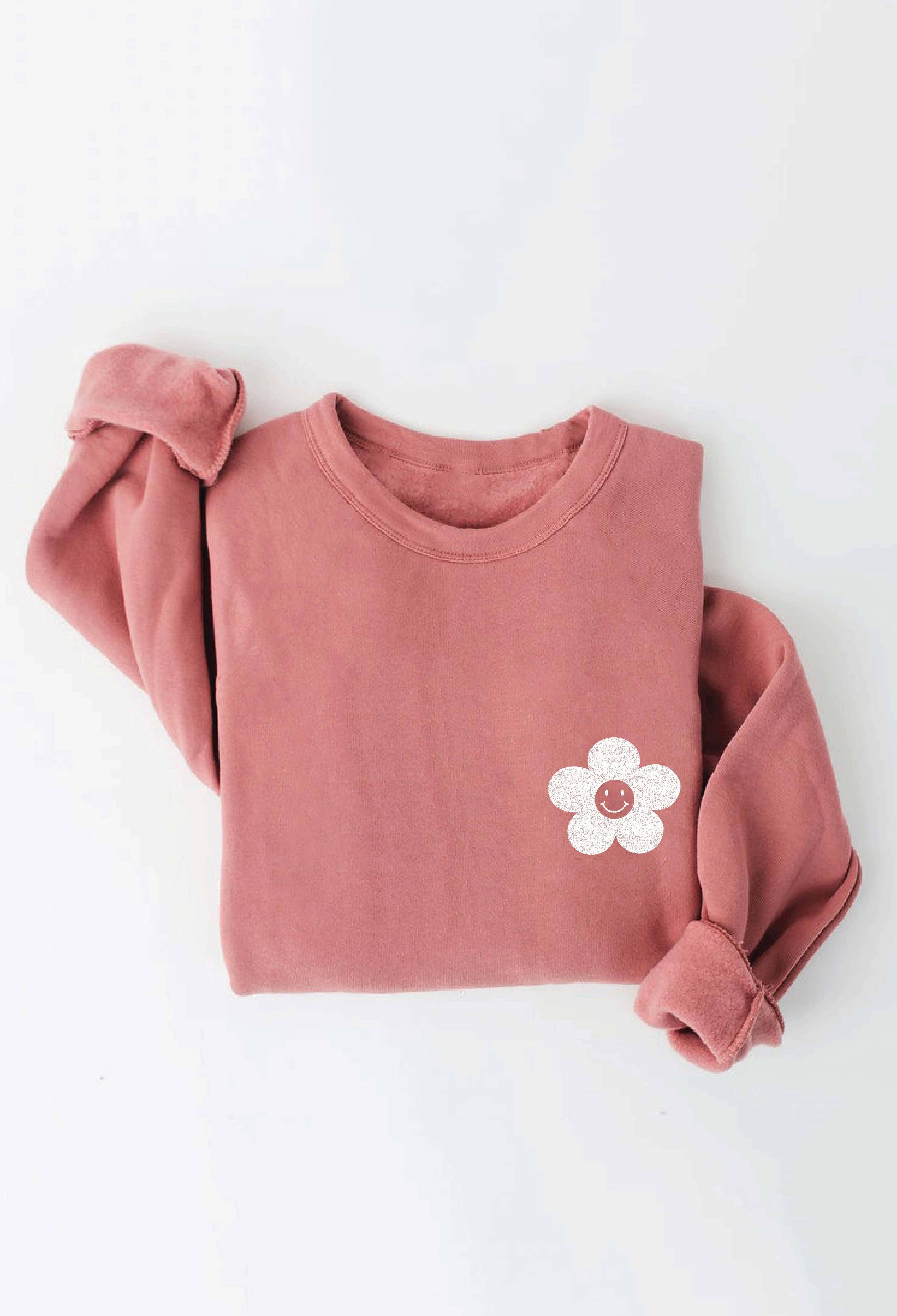 OAT COLLECTIVE - Wholesale Graphic Sweatshirt - Women's - GOOD VIBES FRONT AND BACK PRINT Sweatshirt6