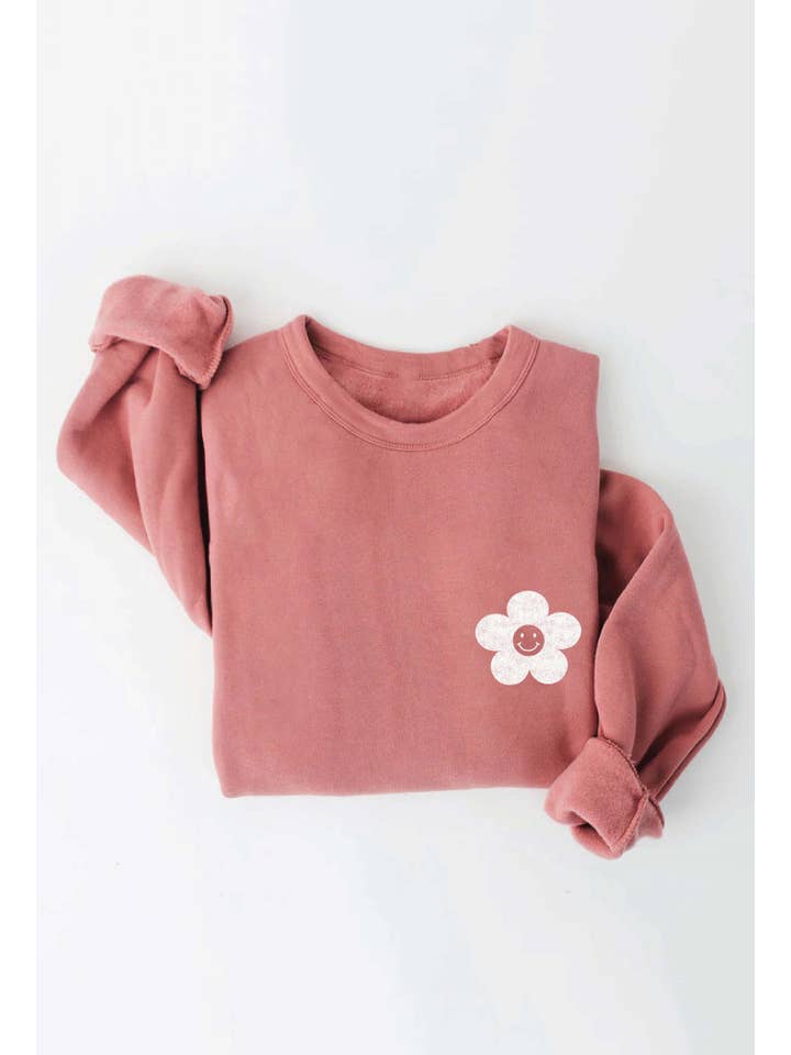 OAT COLLECTIVE - Wholesale Graphic Sweatshirt - Women's - GOOD VIBES FRONT AND BACK PRINT Sweatshirt6