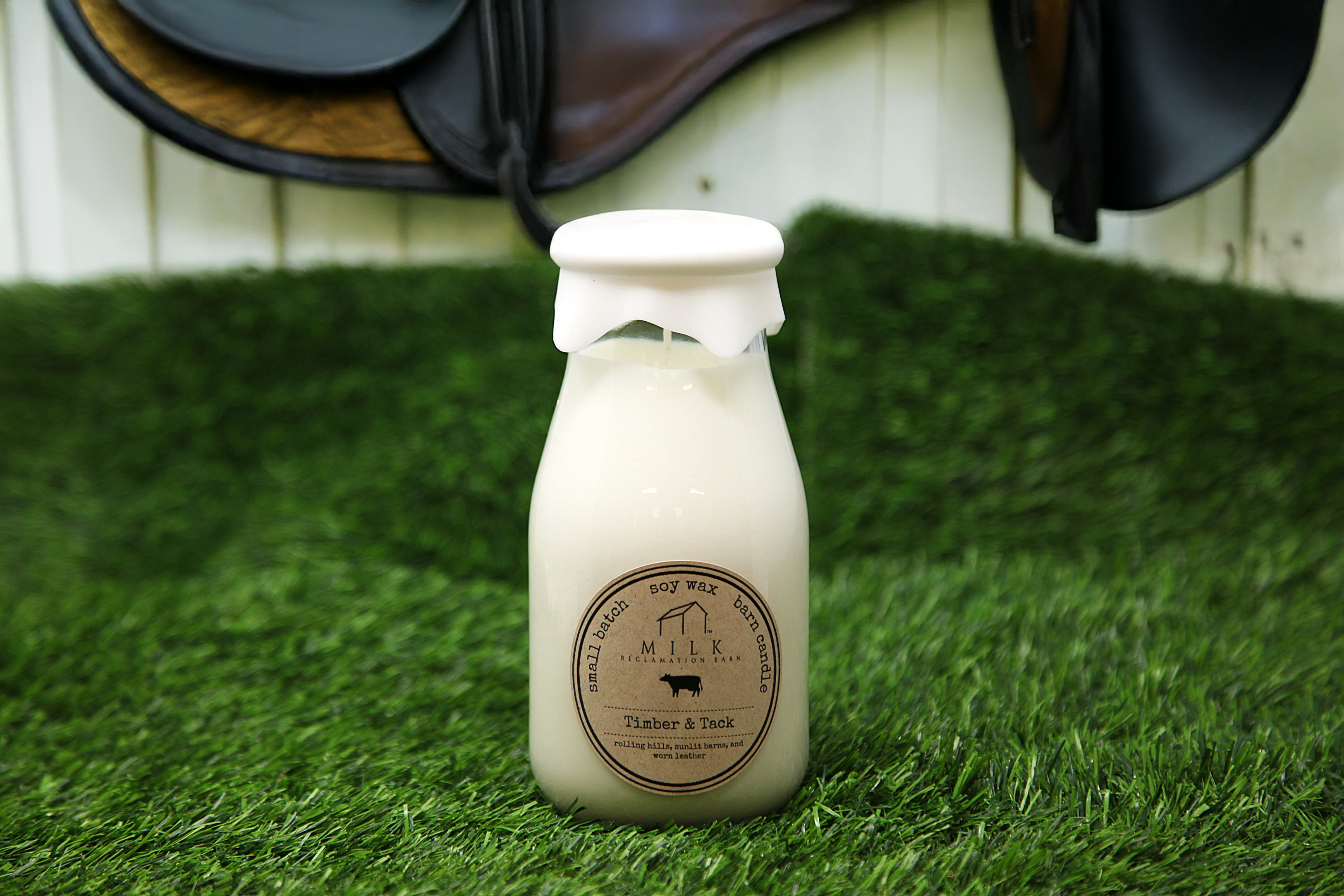 Milk Reclamation Barn - Wholesale Jar/Filled Candle - Milk Bottle Candle 13 oz50