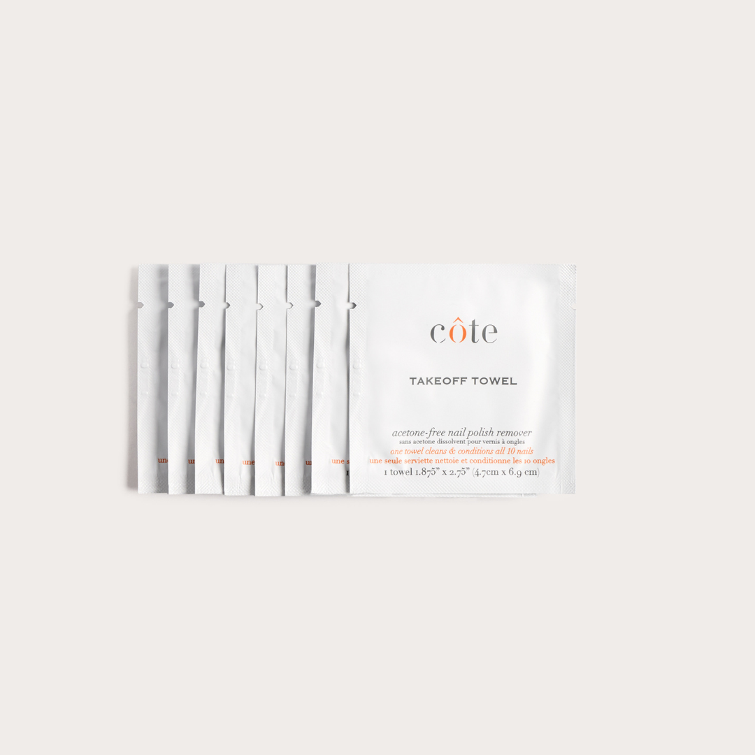 Côte Beauty - Wholesale Nail Polish Remover - Takeoff Towels Non Acetone Nail Polish Remover1