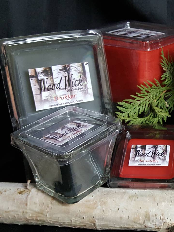 Wood Wick Candles for wholesale by Earth Angel Candle Company