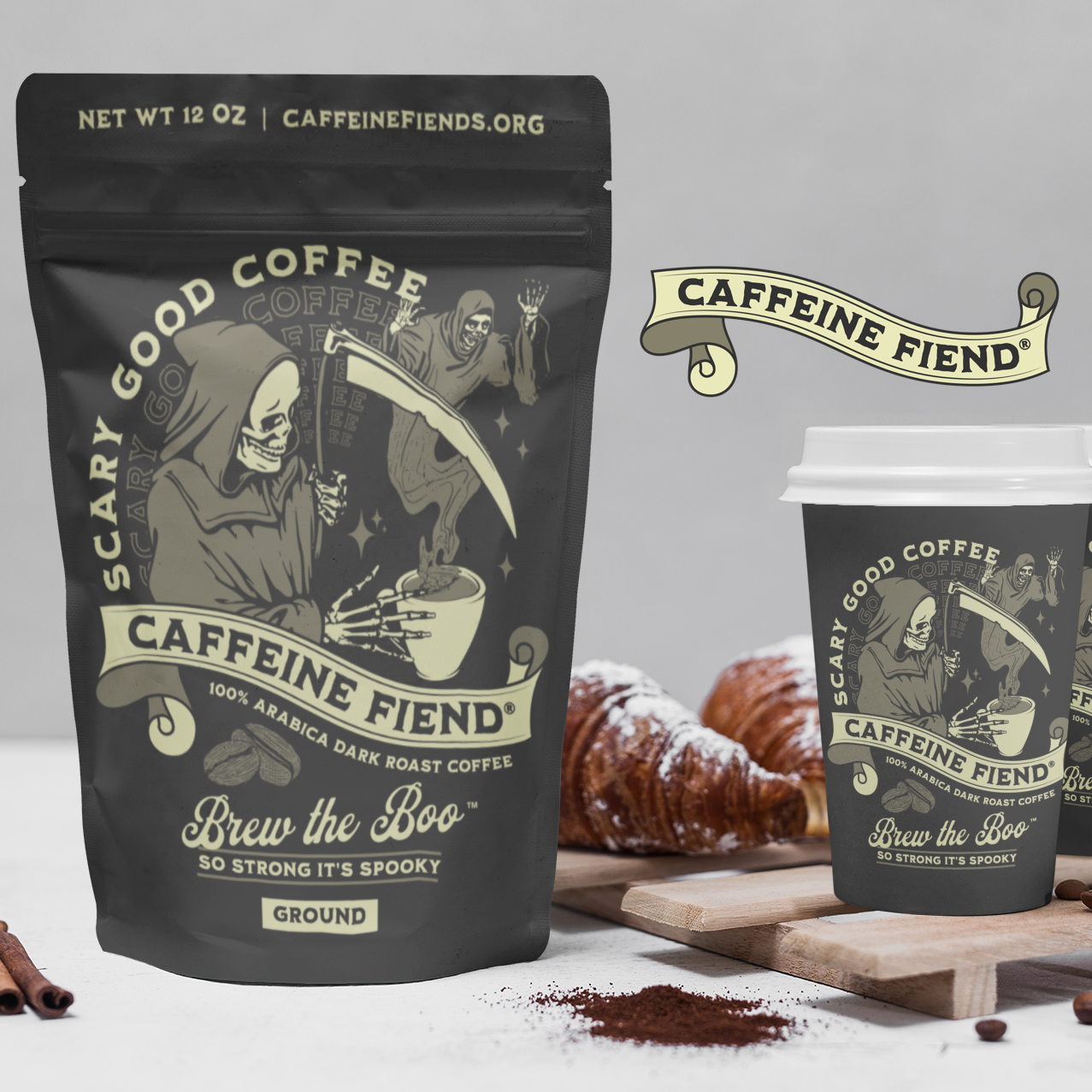 Caffeine Fiend® - Vente Café moulu - Caffeine Fiend® — Café Arabica 100 % Torréfaction Foncée (moulu)8