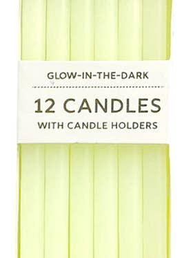 Glow In the Dark 12 Candle Set for wholesale by Party Partners