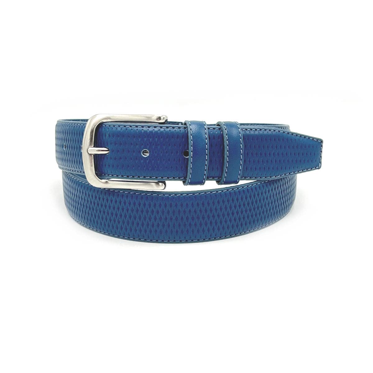 Suie Valentini srl - Wholesale Belt - Men's - Men's Embossed Genuine Leather Belt, Made in Italy, Suie Valentini, art. 301/350