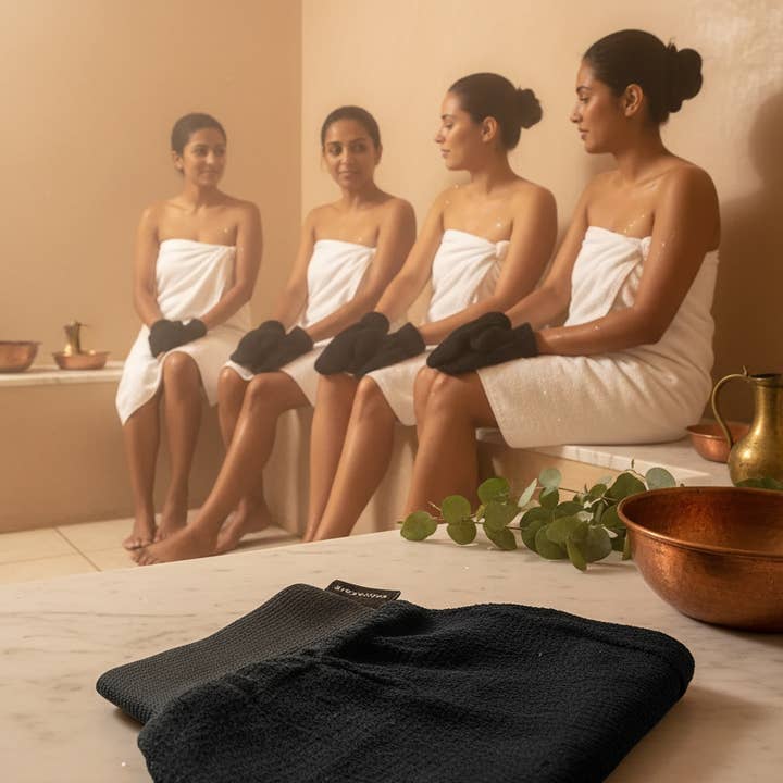 NatureKare - Wholesale Exfoliating Gloves/Mitts - Turkish Hammam Mitt| Moroccan SPA| dead skin remover |7