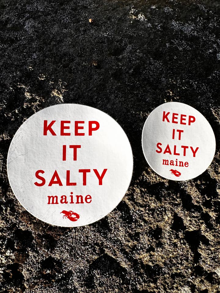 Maine Stickers for wholesale by Woods & Sea