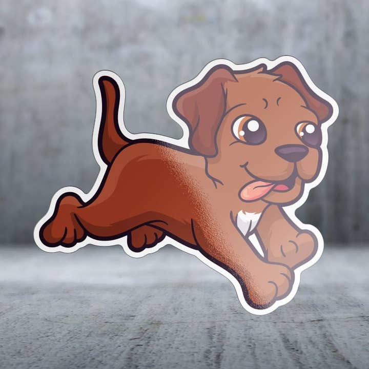 Cartoon Rhodesian Ridgeback - Sticker for wholesale by Two Feet Treats