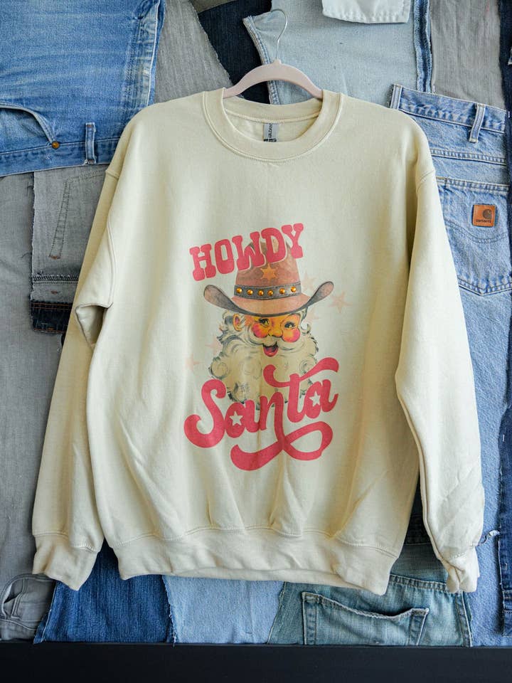 HOWDY SANTA TEE for wholesale by Summer Tees