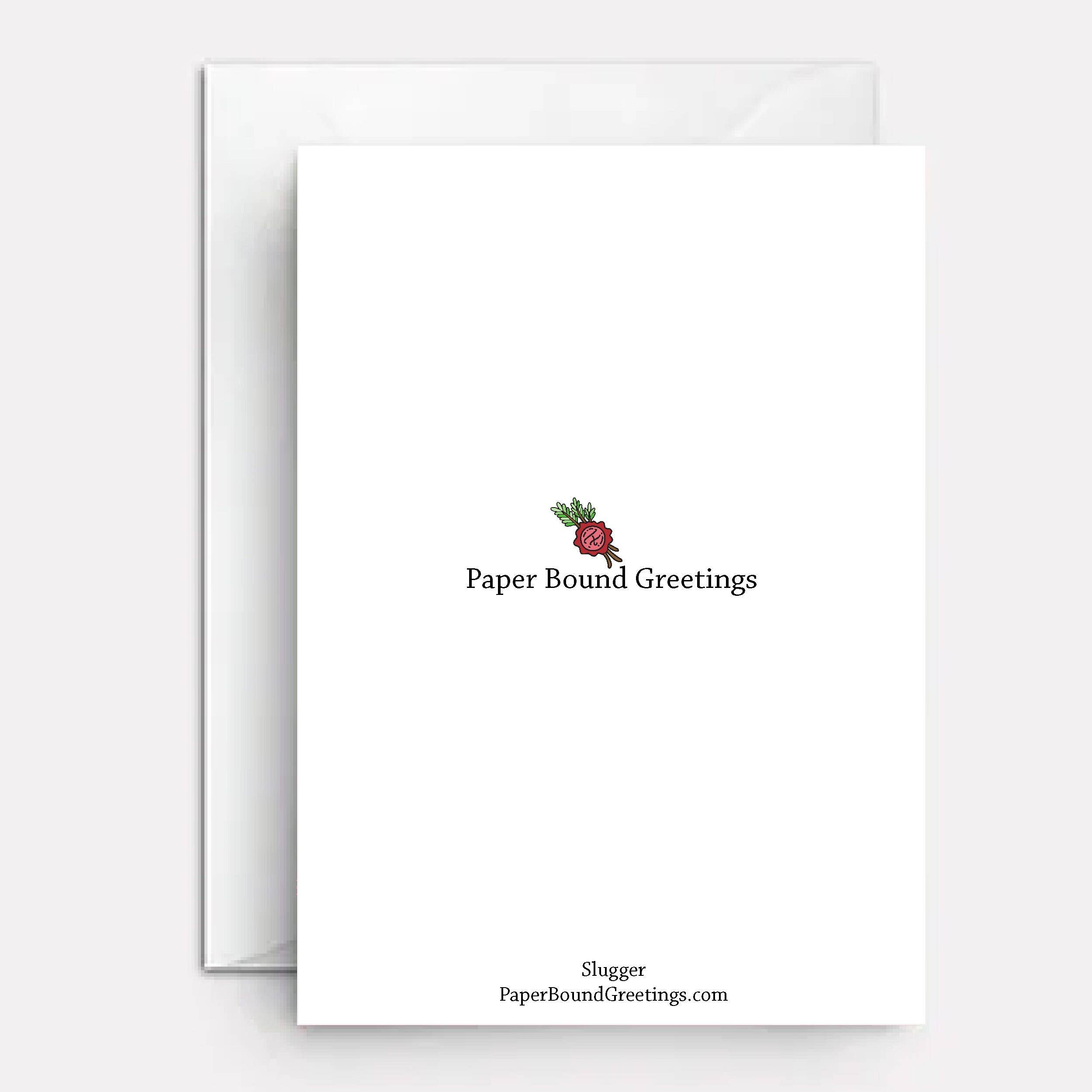 Paper Bound Greetings - Wholesale Birthday Card - Personalized Boys' Baseball Birthday Cards - Slugger2