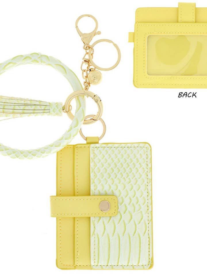 Wristlet Cardholder w/ Tassel Keychain for wholesale by SP Sophia Collection