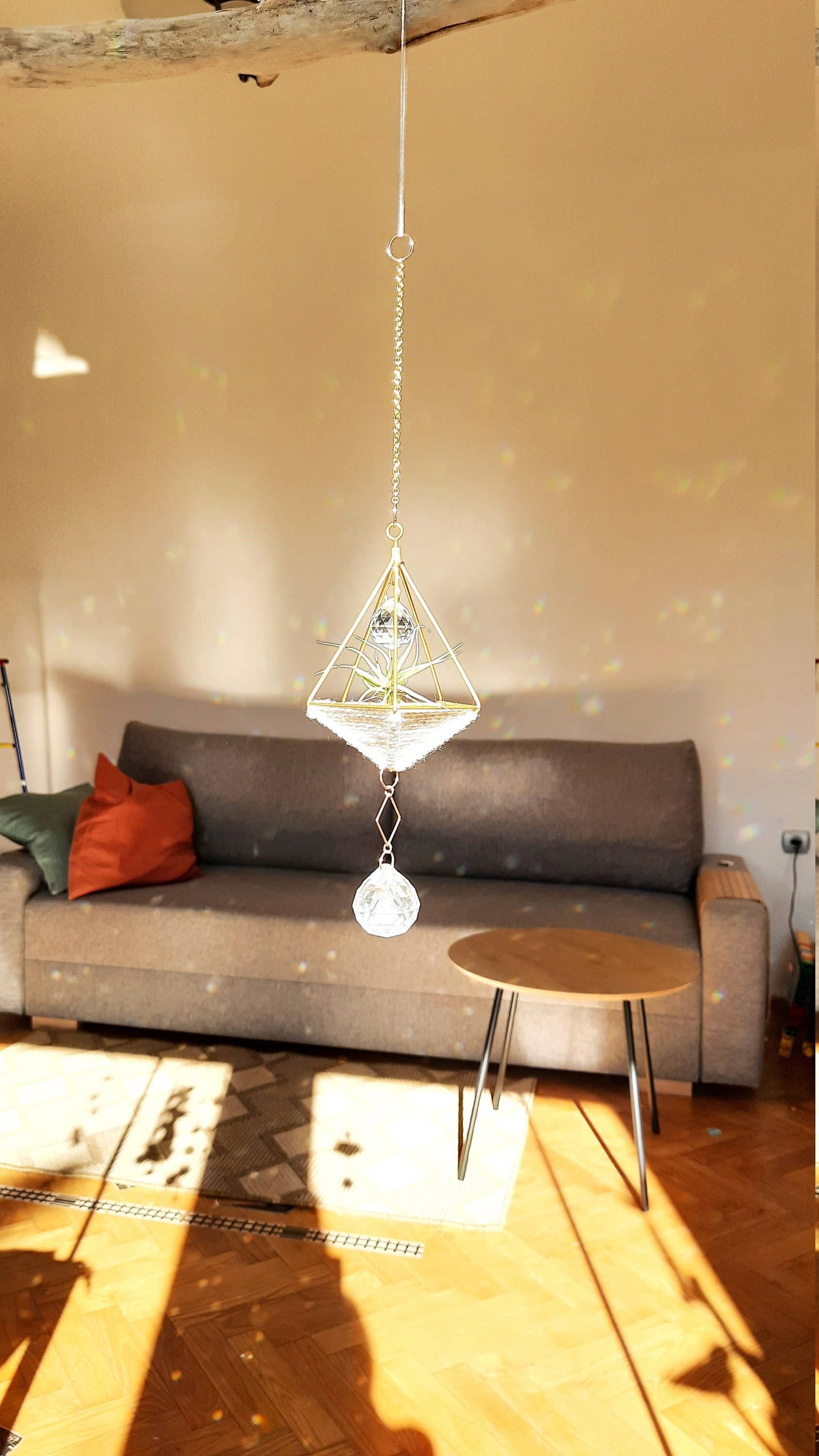 Salut Boho - Vendita all'ingrosso Acchiappasole - Porta Piante d'Aria con Cristalli Prism Rainbow Maker e Decorazione Suncatcher3