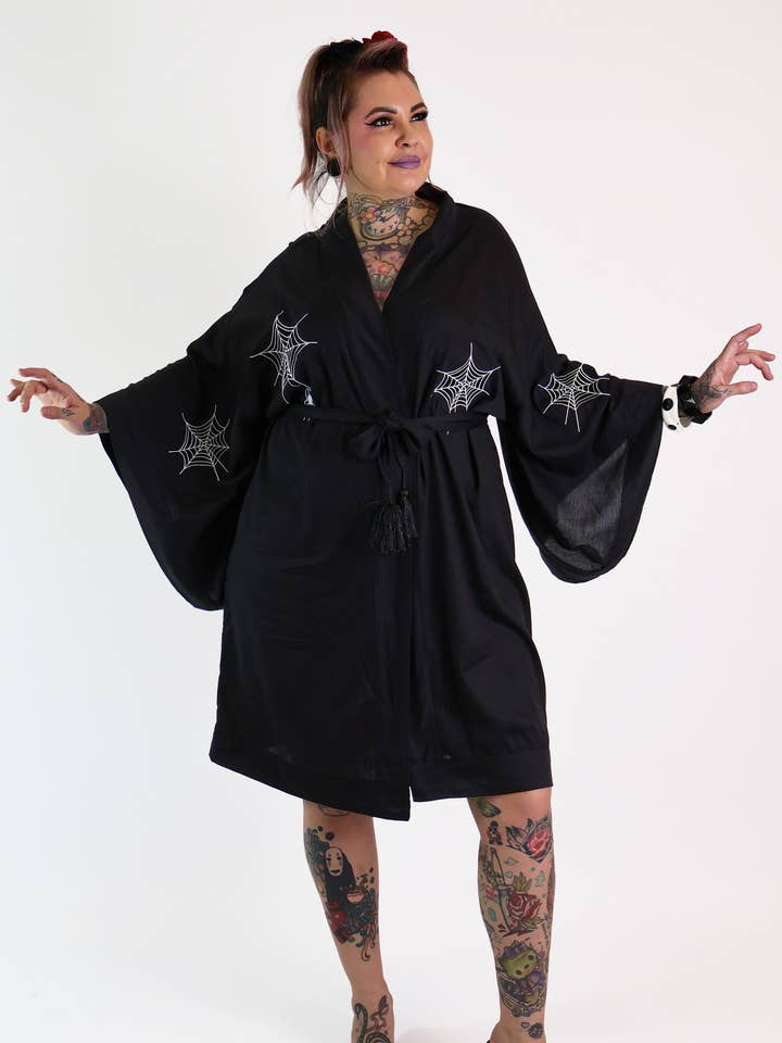 Vintage jurk van Dark Web - Curvy voor wholesale door BONSAI KITTEN