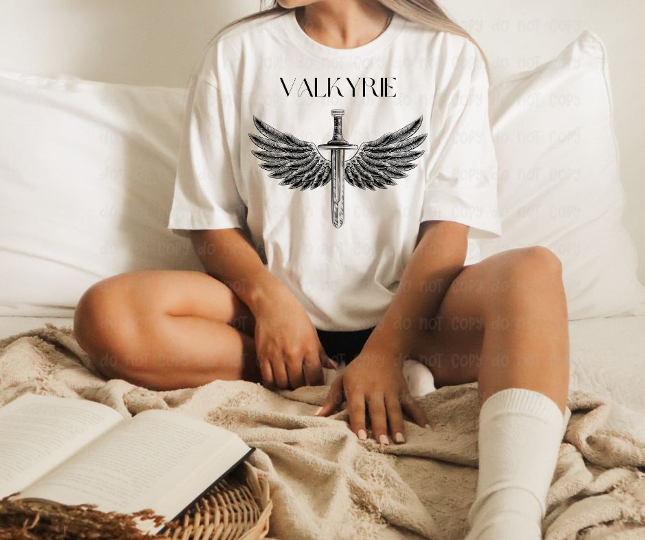 Sassy and Sublime - Wholesale Sublimation Transfer - Valkyrie - Black DTF Transfer1
