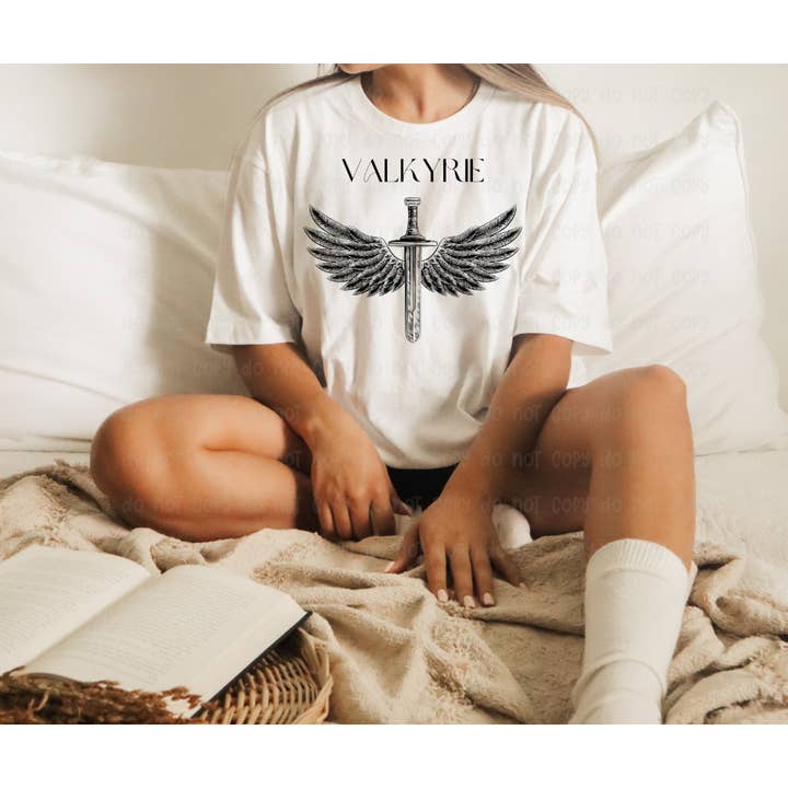 Sassy and Sublime - Wholesale Sublimation Transfer - Valkyrie - Black DTF Transfer1