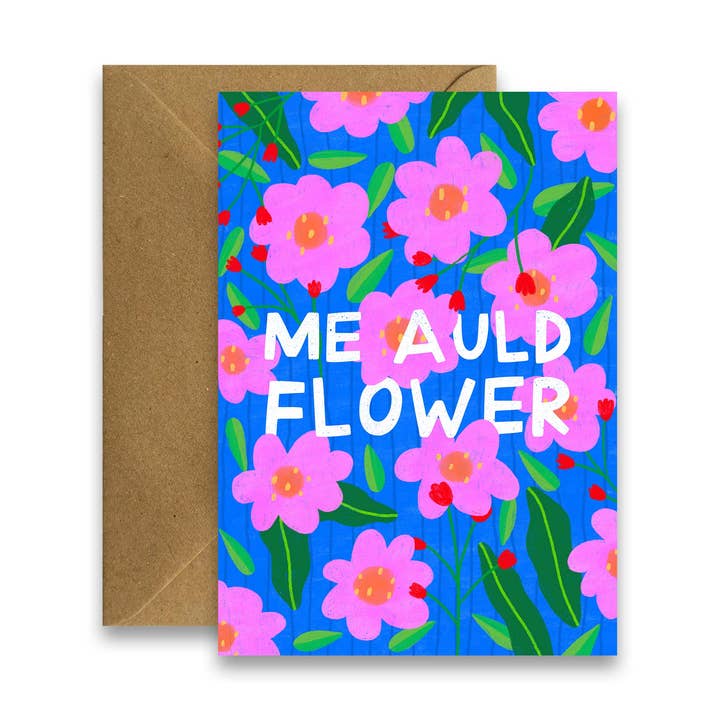 Mijn Oude Bloem - Ierse Liefdeskaart voor wholesale door By Claire Schorman
