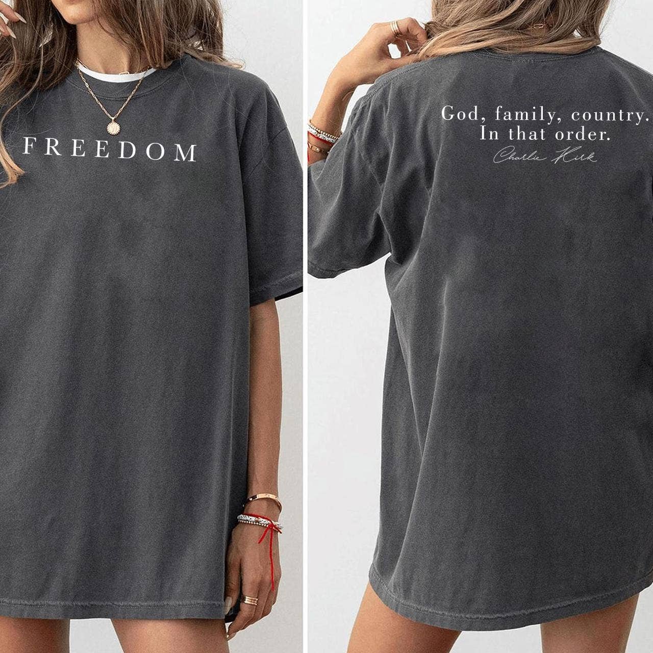 ClevorFit – wholesale T-shirt (graphic) – women's – Charlie Kirk Activist Comfort Colors Shirt, Sweatshirt1