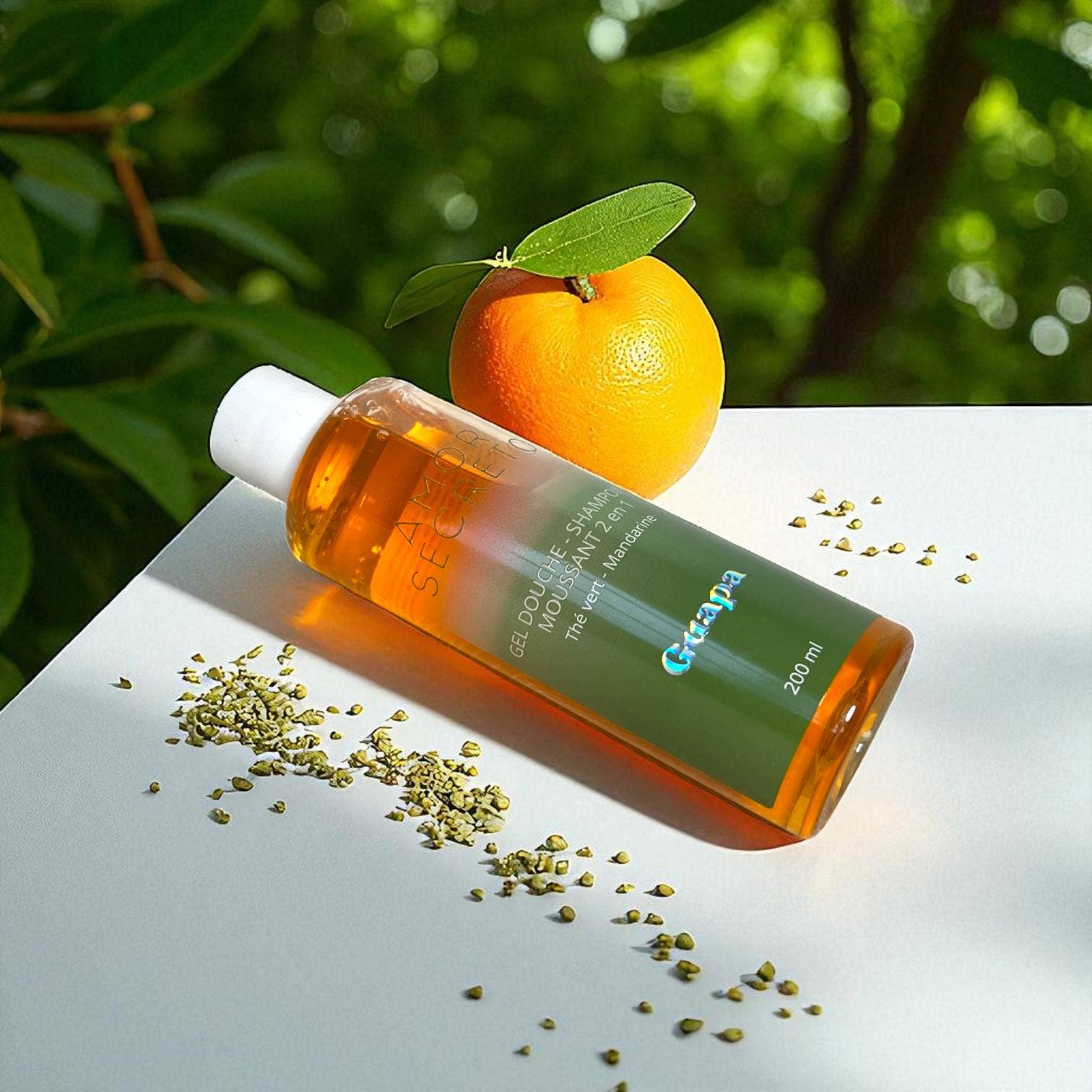 S2Z Cosmetics - Wholesale 2-in-1 Shampoo & Body Wash - 2-IN-1 FOAMING SHOWER GEL SHAMPOO – MANDARIN TEA 200ML4