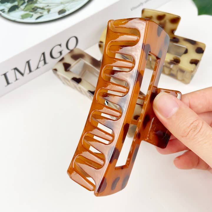 mildstyles - Wholesale Hair Clip - Women's - Leopard Print Hair Claw Clip3