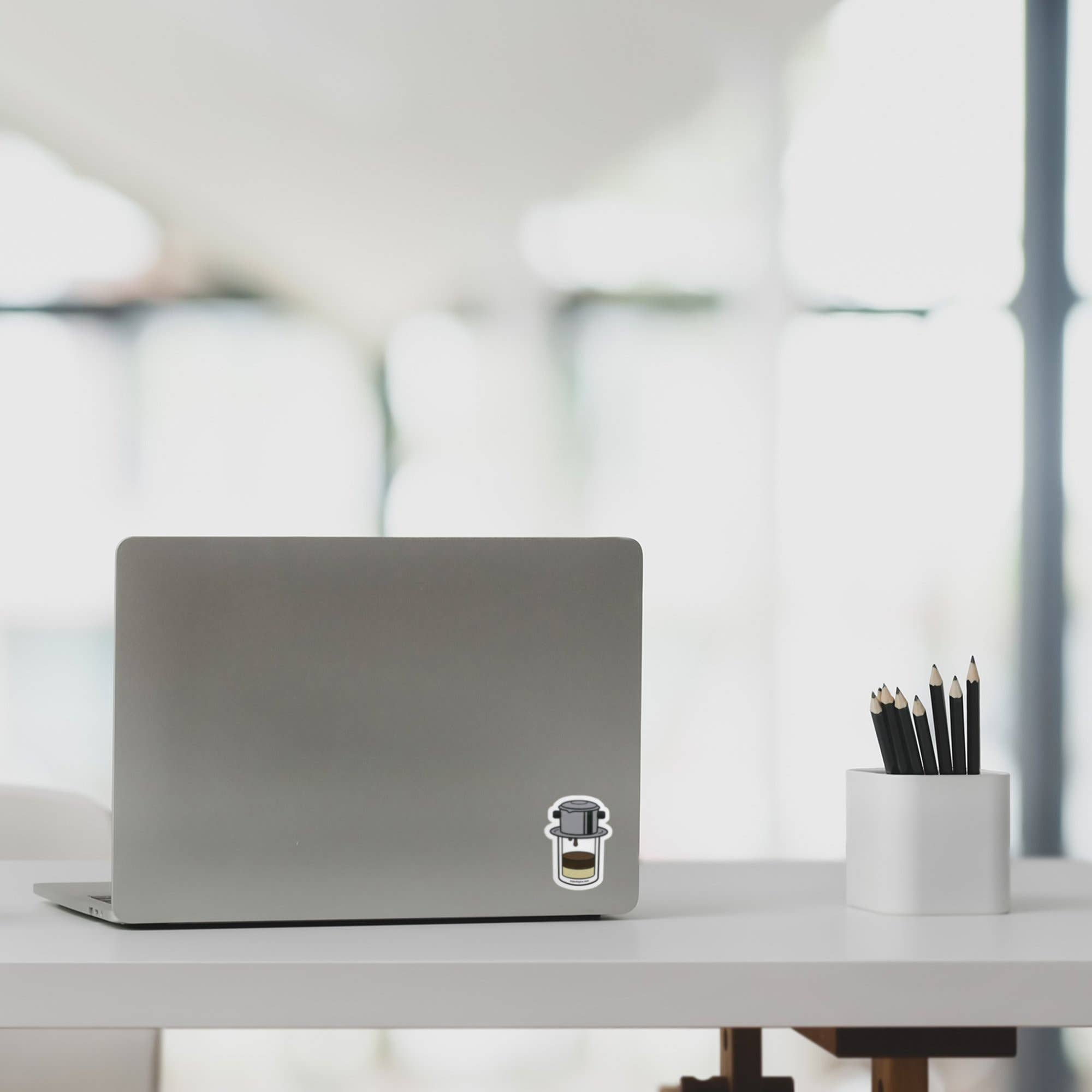 On Point Pins – Engroshandel Klistermærke – Vietnam: Vietnamesisk is kaffe (Cafe Sua Da) Die Cut Vinyl Sticker2