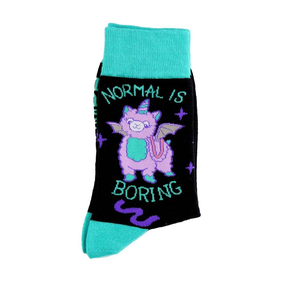 Jubly-Umph - Wholesale Socks - Unisex - Normal Is Boring Socks - Unisex Medium1