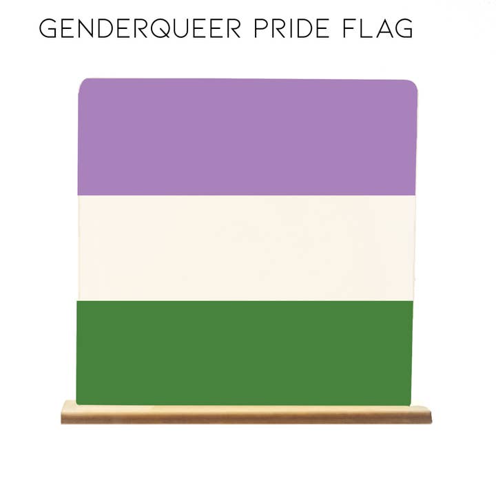 Hendryx Haus - Wholesale Sign - Pride LGTBQIA+ Wood Mini Signs12