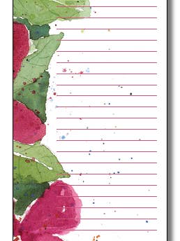 Hibiscus Memo List Pads for wholesale by WORDS & WATERCOLORS BY PEG CONLEY