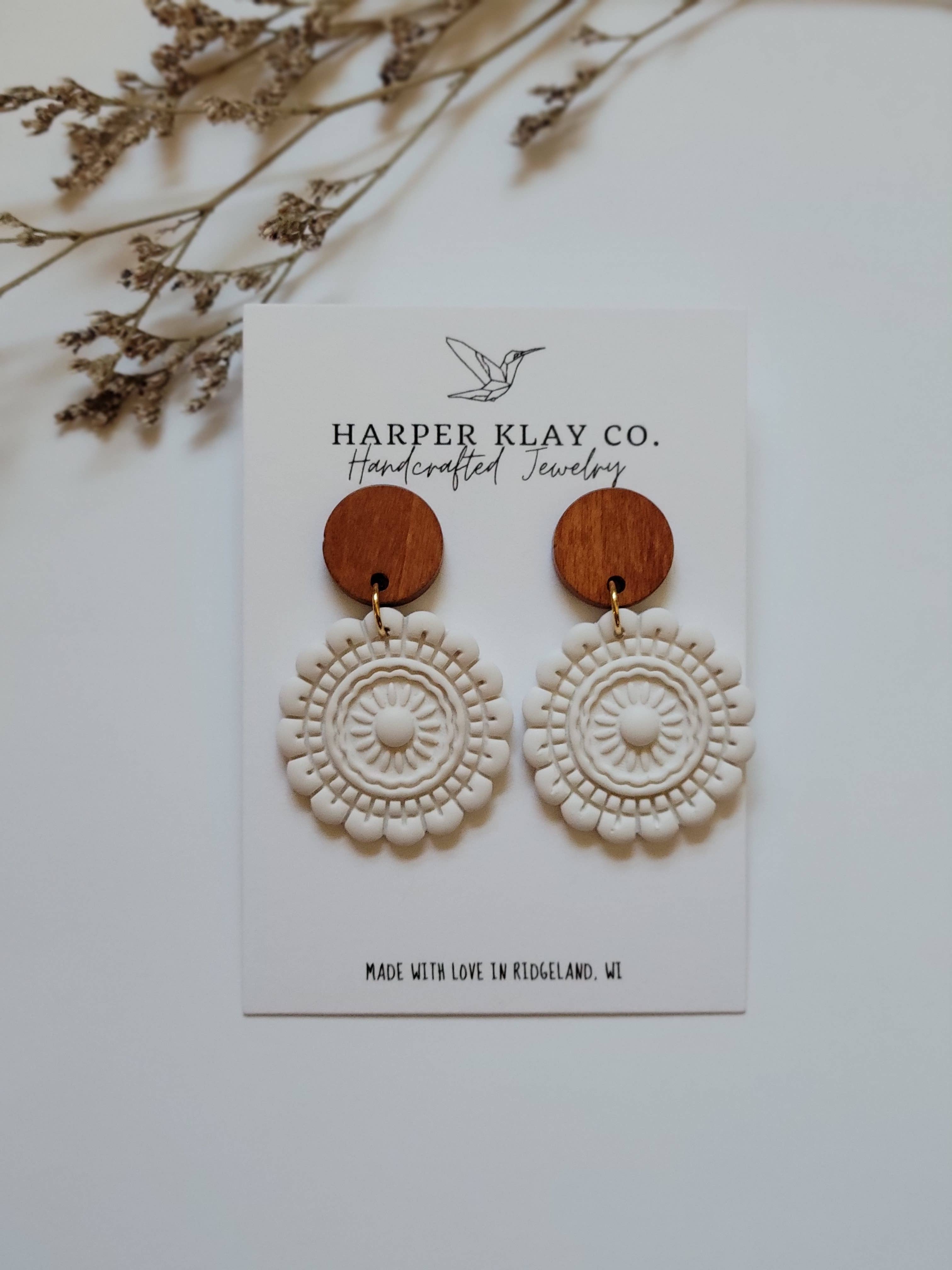 Harper Klay Co - Wholesale Dangle Earrings - The Mandala Set- Polymer Clay Dangle Earrings4
