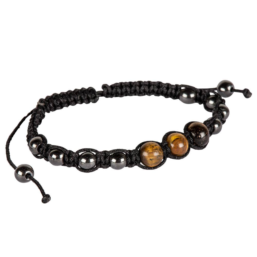Benjamin International – wholesale Beaded bracelet – Adjustable Hematite Crystal & Gemstone Beaded Bracelets1