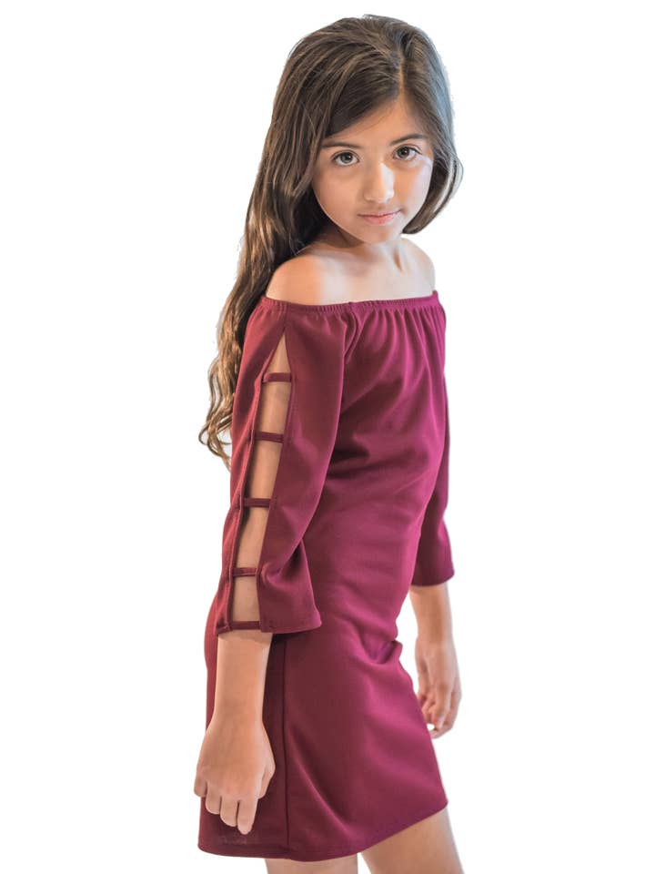 Cheryl Creations Kids – Engroshandel Kjole - Børn – Børn Fra Skulderstigen Kjole