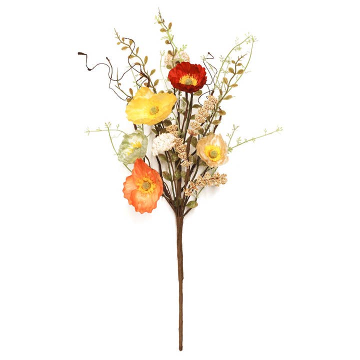 Multi Color Poppy Pick for wholesale by WT Collection