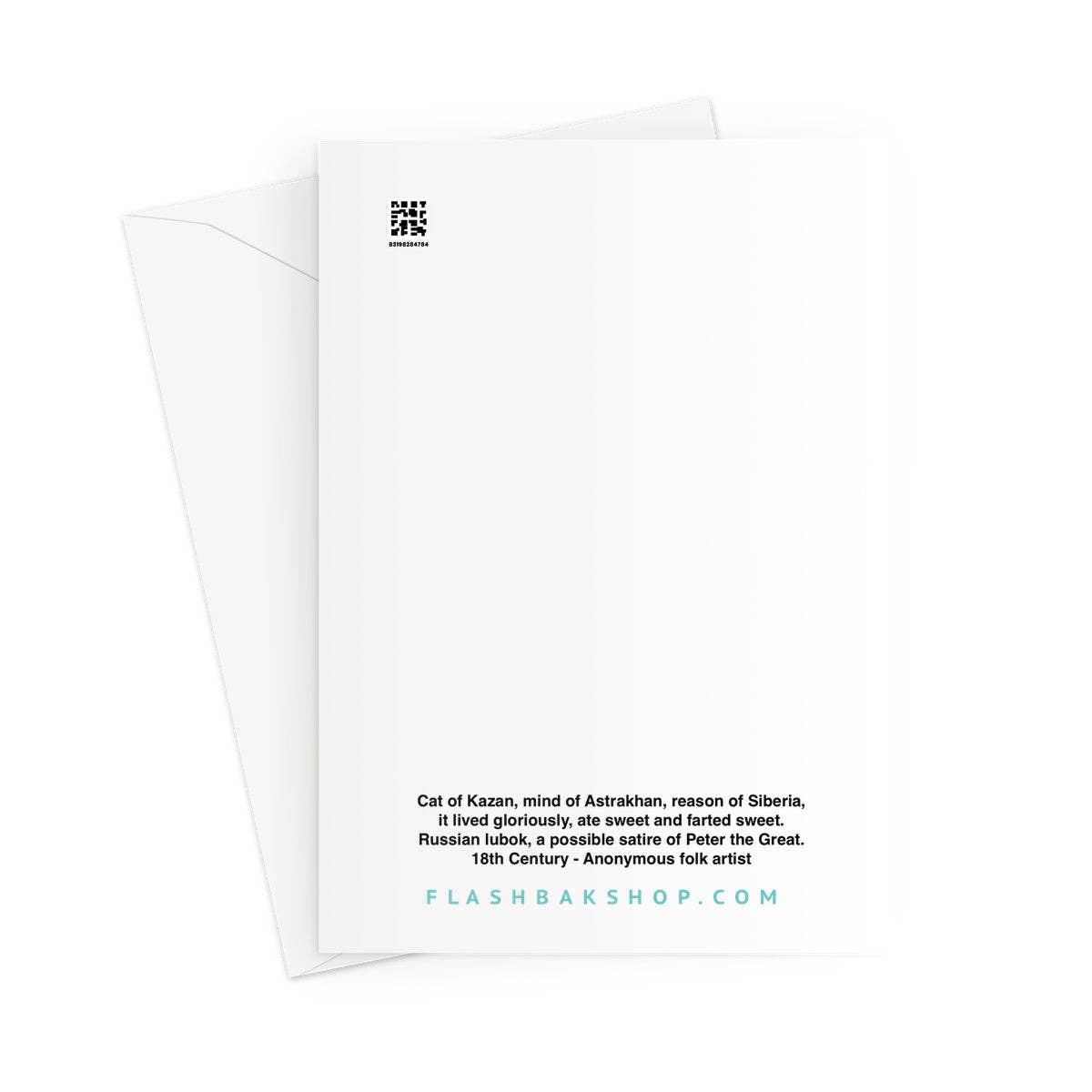 Flashback Shop – wholesale Everyday greeting card – The Cat of Kazan, 1881 Greeting Card1