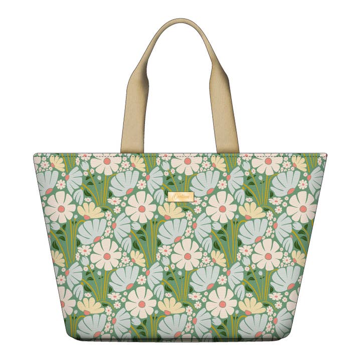 Sac fourre-tout OEELINN Wild Daisy pour un style quotidien sans effort pour la vente par OEELINN