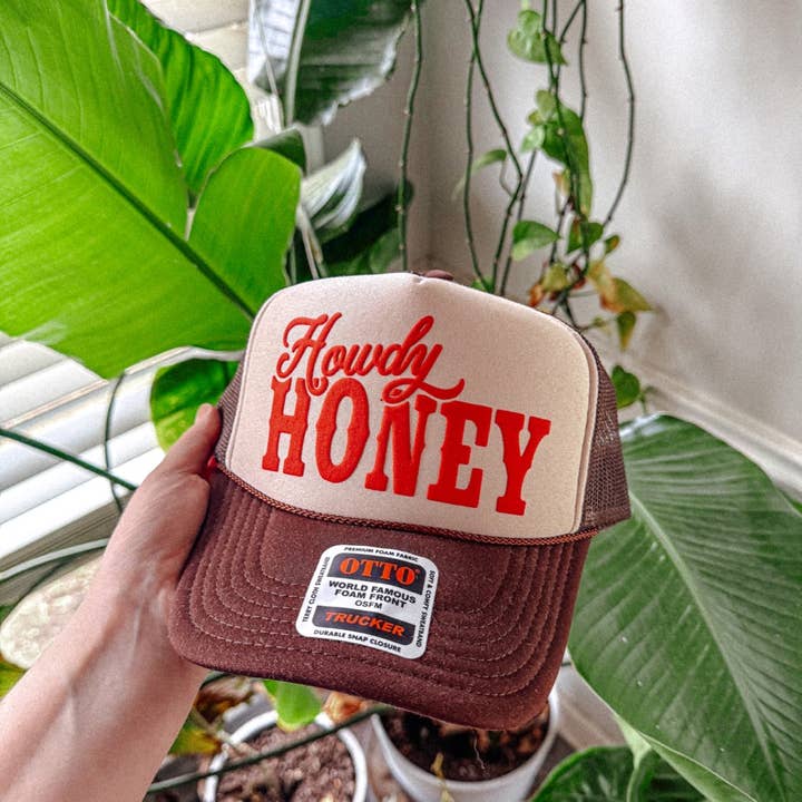 The Clandestine Underground - Wholesale Trucker Hat - Women's - Howdy Honey, Western Trucker Hat