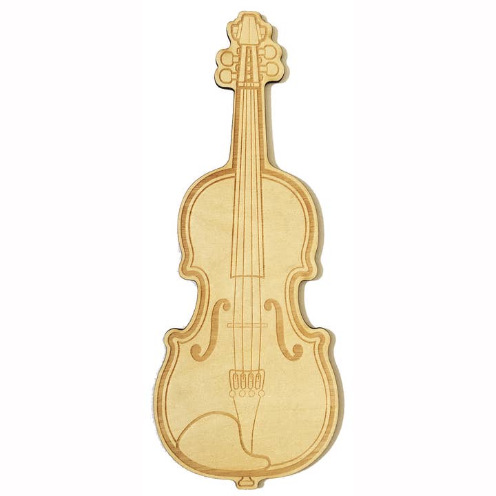 Bookmark Wooden Violin for wholesale by THE MUSIC GIFTS COMPANY