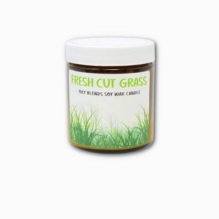 Oily Blends - Wholesale Jar/Filled Candle - Summer Small Candles - 25 Hour Burn Time Soy Wax Candles
