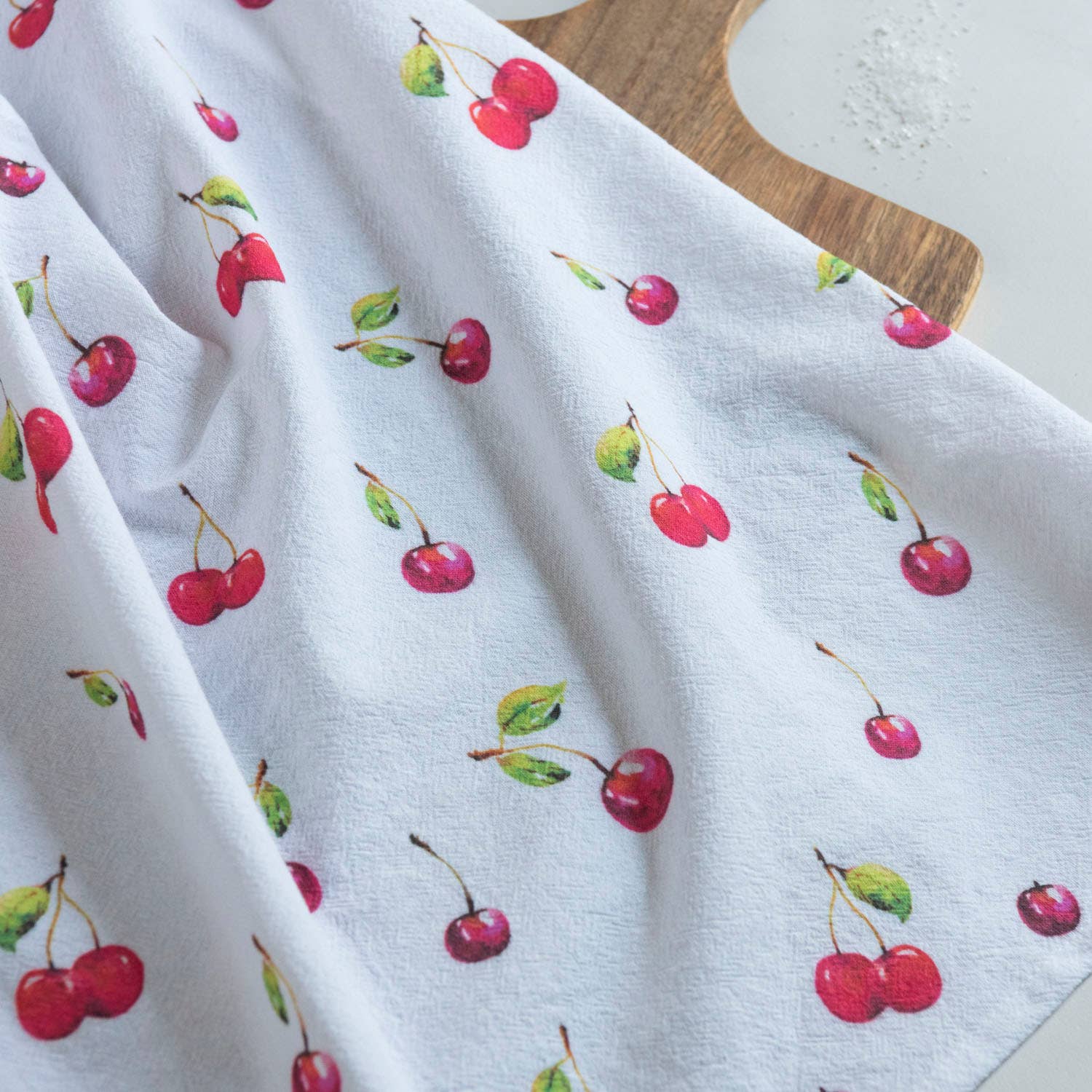 Alla Dickson Art – Toalha de chá por atacado – Toalha de Cerejas Toalha de Chá de Cerejas Padrão de Cerejas Toalha de Cozinha3