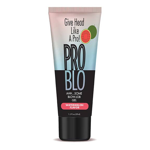 Little Genie Productions - Wholesale Personal Lubricant - Pro Blo Oral Pleasure Gel- Watermelon 1.5 oz