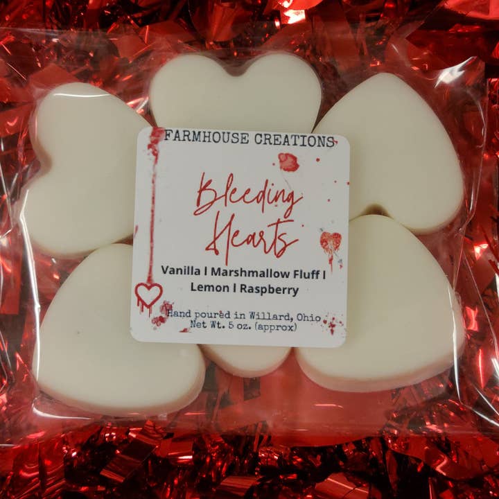 Cœurs saign pour la vente par Farmhouse Creations Wax Co.