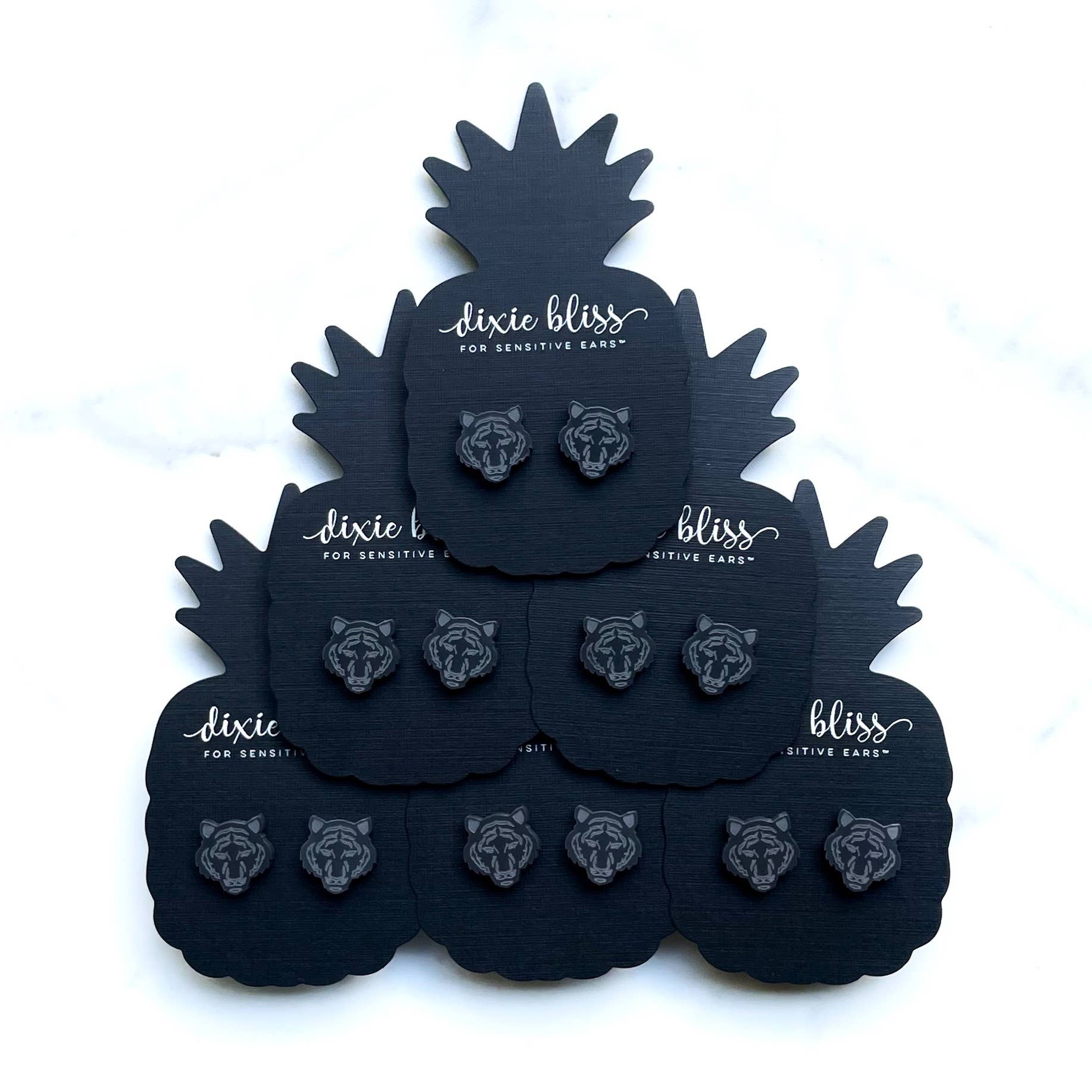 Dixie Bliss - Wholesale Stud/Post Earrings - Tigers- 8 colors!2