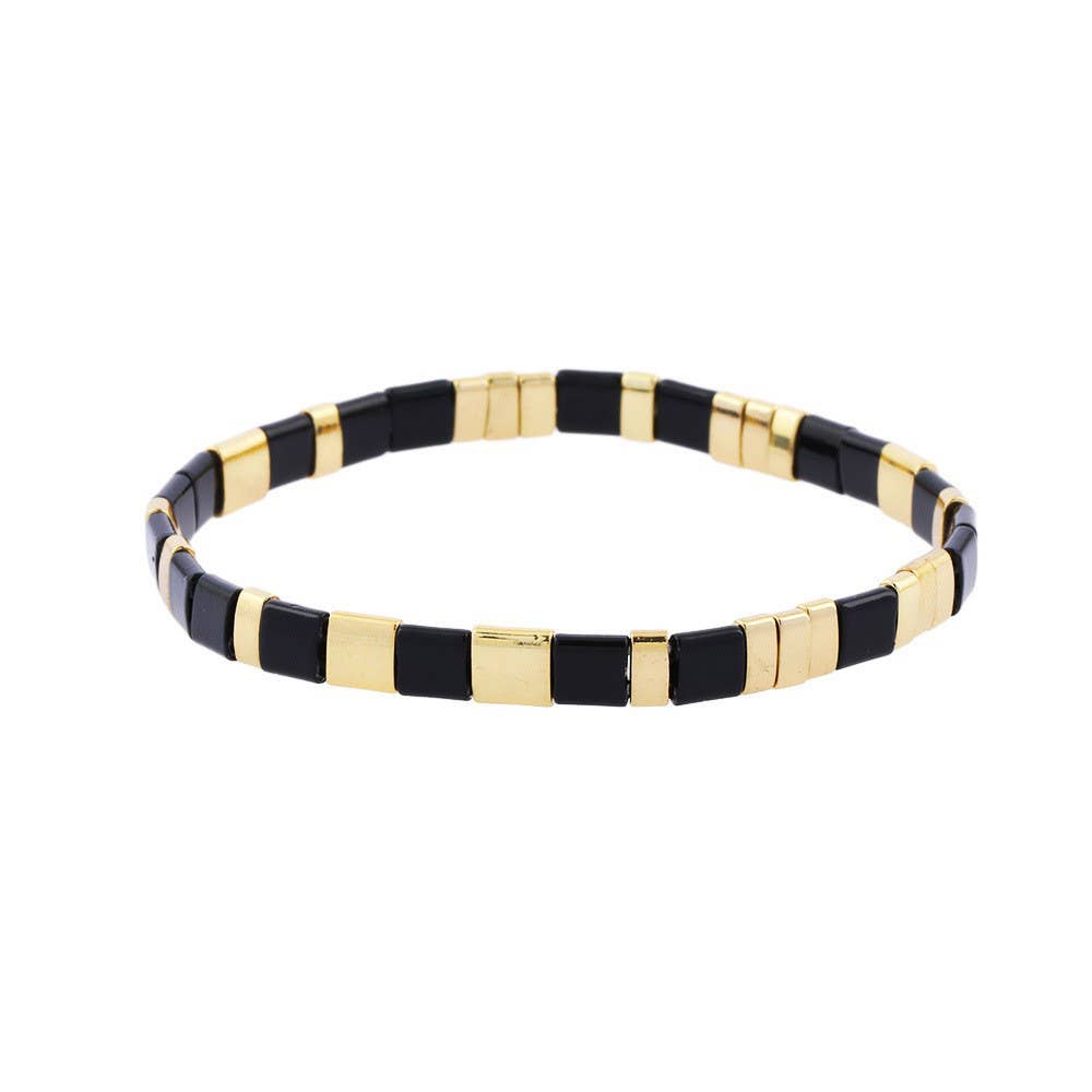 Mio Queena – Engroshandel Perlearmbånd – 5 mm TILA perle armbånd med elastik - BJ12