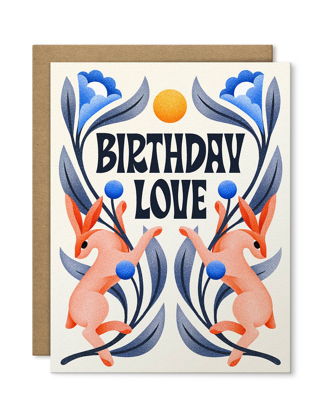 Julie Solvstrom Illustration - Wholesale Birthday Card - Birthday Love Greeting Card | Happy Birthday Card | Rabbits4