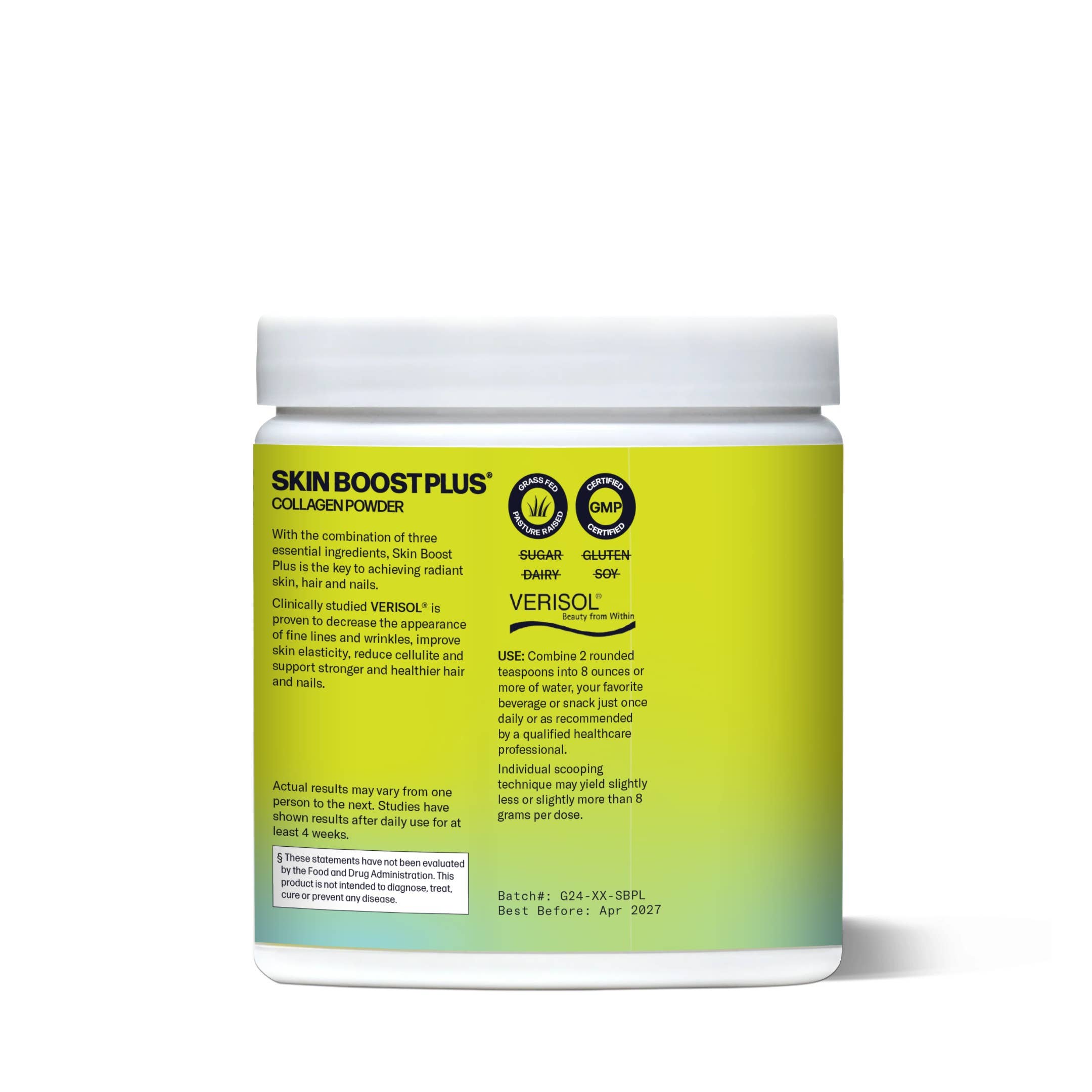 Sparkle Wellness - Vente Supplément oral/vitamine - Poudre de collagène Skin Boost Plus (limonade d'açai) [30 portions]1