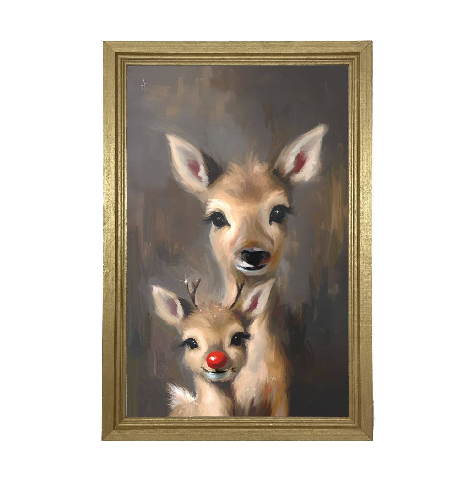 ginger blue - Vente Affiche d'art - Rudolph et Maman - Cadre Vertical2